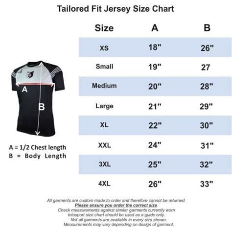 what size jersey to buy